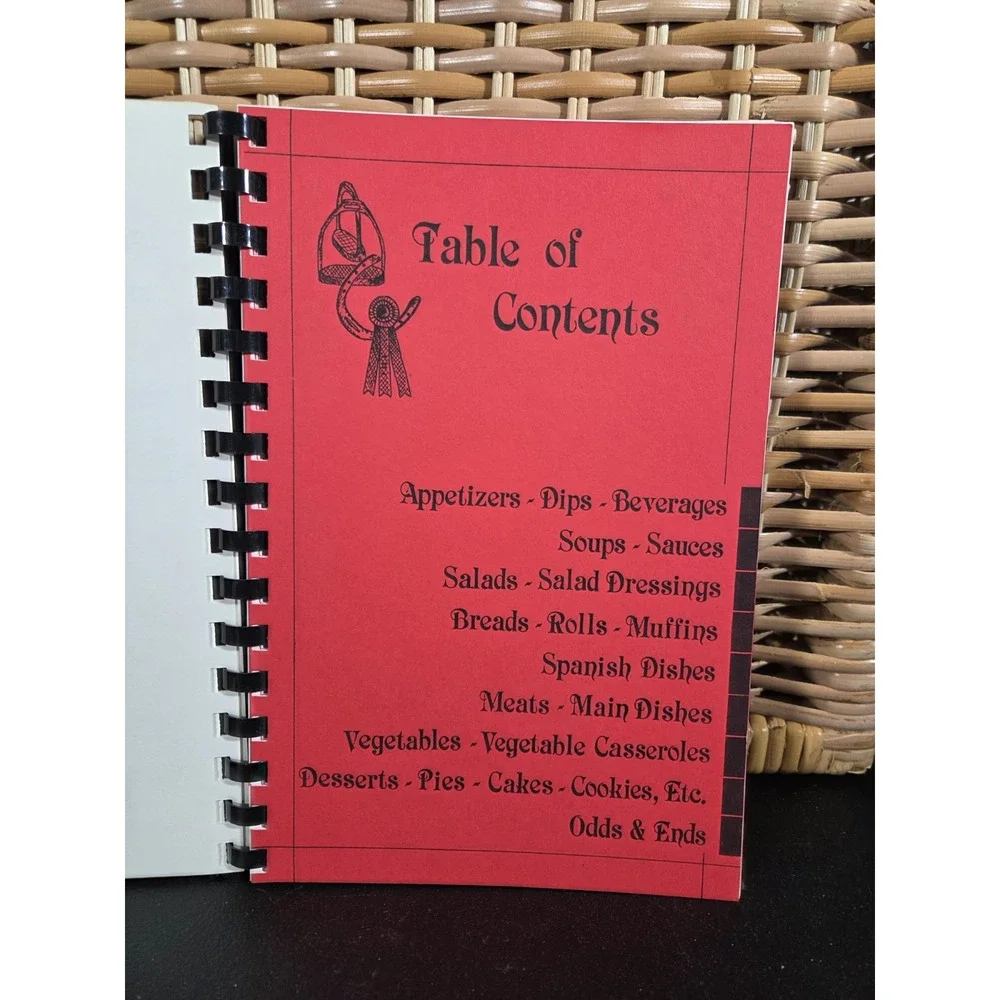 Fino Favorites Spiral Cookbook Piedmont‎ Paso Fino Horse Assn First Printing '89
